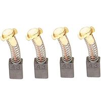 4 Pcs Carbon Brushes Compatible with Hi-ac-i 999-043 999043Power Tool Motor Brush Replacement Part