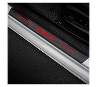 4 Pcs Carbon Fiber Car Door Sill Protector for Ho-nda CR-V, Welcome Pedal Scuff Guard Non-Slip Auto Styling Decoration Accessory