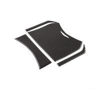 4 Pcs Carbon Fiber Center Console Storage Box Panel Cover