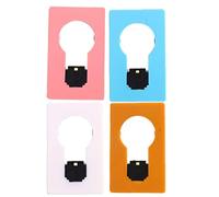 4 Pcs Card Shaped Night Light Portable Foldable Ultra-thin Led Lamp, Energy Saving Supplies