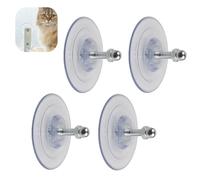 4 PCS Cat Perch Window Suction Cups Sturdy Cat Window Perch Suction Cups Replacement Screw Mount for Cat Window Seat Cat Hammock Hanging Pet Supplies(85MM)…