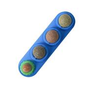 4 Pcs Catnip Silvervine Ball Toys - Extra Cat Energy Ball Edible Cats Lick Kitten Chew Teeth Cleaning Dental Wall Treats Concentrated Flavor for All Breeds, Cat Toy Pet Supplies (Blue)
