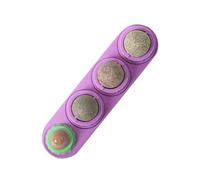 4 Pcs Catnip Silvervine Ball Toys - Extra Cat Energy Ball Edible Cats Lick Kitten Chew Teeth Cleaning Dental Wall Treats Concentrated Flavor for All Breeds, Cat Toy Pet Supplies (Purple)