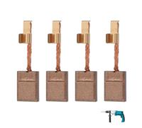 4 Pcs CB440 Carbon Brushes, Carbon Brushes for Makita Drill, Replacement Motor Brush Compatible with 18V/14.4V Makita CB440 DTD146 DHP456 DHP458 DHP482 DTW251 BHP451 Electric Power Tool Motor Brush