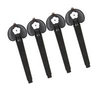 4 Pcs Cello Machine Head Ebony Wood Tuning Peg Shaft Handle Tuner Musical Instrument Accessories Cello Parts Accessories Durable Peg String Musical Instrument Parts