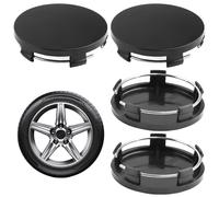 4 Pcs Centre Caps, Alloy Wheel Hub Caps, Center Hub Caps, Universal Fit, Durable ABS Material, All Types of Wheels, Protect Your Wheels & Enhance Vehicle Appearance Effortlessly(OD 60mm ID 56mm)
