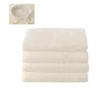 4 Pcs Cheesecloth, 50 x 50 cm Unbleached Grade 90 Muslin Cloths for Cooking Ultra Fine Washable Cheese Cloths for Straining for Filtering Juice Cheese Tea Coffee