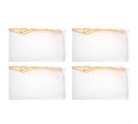 4 Pcs Cheesecloth Bags for Straining, Ultra-Fine Nylon Mesh Filter with Elastic Band for 5-Gallon Buckets, Reusable Food-Safe Honey Gauze