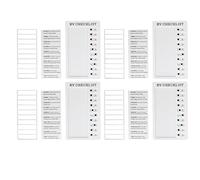 4 PCS Chores Chart for Kids Chore Chart, Sliding Routine Chart to Do List My Chores RV Checklist Task Planning Board for Kids and Adults ADHD Tools Routine Visual Schedule Reminder (RV Checklist)