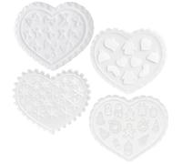 4 Pcs Christmas Clay Set, The Christmas Pattern Clay Earring Molds, Christmas Molds, Polymer Clay Molds for DIY Jewelry Making, Snowflake Earrings Mold, Festive Ear Studs or Earrings Shapes Mold
