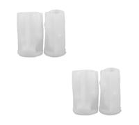 4 Pcs Christmas Snowman Silicone Mold for DIY Candle Wax Crafts