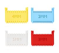 4 PCS Clip-On Sewing Rulers, Hand Edge Stitch Lock & Sewing Gauges
