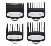 4 Pcs Clipper Guards for Wahl,1.5/3/4.5/6mm Clipper Guides Replacement, Hair Clipper Guards with Metal Clip, Clipper Guards Compatible with Wahl & Other Trimmers, Wahl Clipper attachments