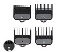 4 Pcs Clipper Guards for Wahl Clippers,Hair Clipper Guards,Replacement Hair Clipper Guide Combs,Professional Guards Guide Combs Set,Hair Clipper Guards Attachments, Fits Most Size Clippers Guide Combs