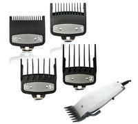 4 Pcs Clipper Guards for Wahl, Hair Clipper Guards with Metal Clip Compatible with Wahl & Other Trimmers, Replacement Hair Clippers Trimmers,Clipper Guides Replacement - 1.5/3/4.5/6mm