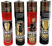4 Pcs Clipper Lighters Multipack Lighter Gas Designer Collectible gas lighter, Cool Lighters Novelty Lighters Replaceable Flint and Steel Lighter NO FUEL (Gamer4life 4pcs)