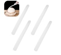 4 PCS Coconut Opener Professional Coconut Tool Coconut Meat Scraper Soft and Flexible Coconut Opener Tool Coconut Scraper for Kitchen(White)