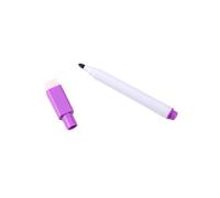 4 PCs-Colored Small Black Water-Based Pen with Graffiti Marks Creative Stationery-Purple Rod (Purple core)