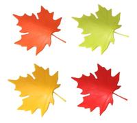 4 Pcs Colorful Maple Leaves Door Stopper, Cute Leaf Door Stops for Home Kitchen Garden Office, Keep Your Kids Safe from Slamming Door