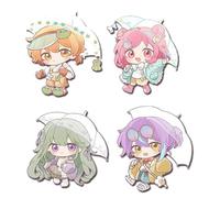 4 Pcs Colorful Sekais Rui Project Badge Game Figure Sekais Rui Brooch Cute Acryl Pins Toys Rui Cosplay Accessories