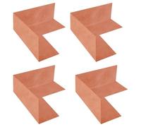 4 Pcs Corner Waterproofing Membrane, Pre-Fabricated Polypropylene Inside Corner Seal, Easy Install Anti-Leakage Protection for Kitchen, Bathroom Corners