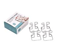 4 pcs Cotton Roll Holder,Autoclavable Stainless Steel Cotton Roll Clip,for Dental Lab or Dentist Clinic