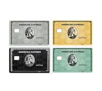 4 PCS Credit Card Skin, Debit Card Skin Sticker Express for Transportation Key Debit Credit, Cards Cover No Bubble Slim Non-Wrinkling Removable Bank Card Stickers