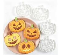 4 Pcs Cute Cat Shaped Cookie Cutters, 3D Reusable Set | Playful kitten posture cutter, 3.8 in 3D large plastic molds for baking & parties.(Styl 20)