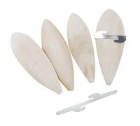 4 PCS Cuttlefish Bone(12-13cm), Birds Parrots Chewing Toys with 2 Pcs