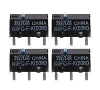 4 pcs D2FC-F-K Mouse Gaming Mouse Buttons 3Pin 50 Meter Life Computer Buttons