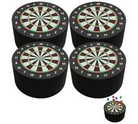 4 Pcs Dart Holder Stand, Mini Darts Holder, Space-saving Station Storage Accessories for Game Room, Bar & Home (Black)
