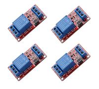 4 pcs DC 5V 1 Channel Relay Module Board Shield High/low Level Trigger with Optocoupler for Arduino