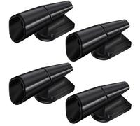 4 Pcs Deer Whistles Wildlife Warning, Wind Activated Deer Warning Device for Car, Vehicle, Motorcycle, Car Exterior Accessories for Deer Repellent Device, Reduce Collision Wildlife, Black