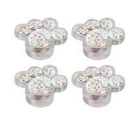 4 Pcs Diamond Paw Valve Stem Caps for Car Tyres, Copper Decorative | Universal Nozzle Covers, Dustproof Finish, Keeps Inflation Stable, for Automotive Tyre Stems and Trim