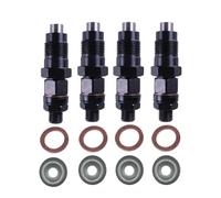 4 PCS Diesel Fuel Injectors Nozzles 8 Ring Compatible for Mitsubishi Delica Spacegear Pajero 4M40 4M40T 2.8L ME201844 9430610435