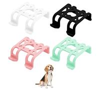 4 Pcs Dog GPS Trackers Rubber Clip Compatible with Tractive GPS, Rubber Mount for 4GTK911SA, Dog Tracker Clip Replacement, Firm and Soft, Not Easy to Fall Off for Pet