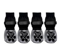 4 Pcs Dog Paw Cover Protective Shoes Paw Pattern for Pets Dog Boots with Paw Patterns Dog Socks Licking Feet