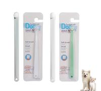 4 PCS Dog Toothbrush Long Handle Pet Toothbrushes with Mini Soft Head Plastic Cat Teeth Cleaning Toothbrush Dental Care for Puppy Small Dog Cat Pet Teeth Cleaning