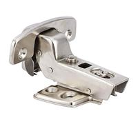 4 Pcs Door Hinge Door Clips Door Replacement Parts Stainless Steel Hinge for Cabinet Door Display Cabinet Window and Wine Cabinet(B)