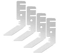 4 Pcs Double Crossbar Hanger, Crossbar Valance Hanger, Backdrop Hanger for Backdrop Wedding Decoration Party Convention Centers and Pipe and Drape Backdrop Stand