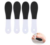4 PCS Double-Sided Foot Files, Footfile, Professional Foot File, Scrubber, Premium Foot Rasp Set for Dead Skin Removal and Callus Scrubbing, Lightweight and Easy to Use for Smooth, Soft Feet (White)