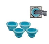 4 Pcs Drain Pipe Hose Seal Deodorant Silicone Plug, Washing Machine Drain Hose Seal Plug, for Bathroom Kitchen Laundry Pipe Sewer Seal