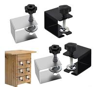 4 Pcs Drawer Installation Clamps, Cabinet Drawer Front Installation Clamps Woodworking Clamps Jig for Drawers