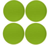 4 Pcs Drink Coasters, Silicone Coasters for Drink, Non-Slip Soft Round Cup Mat Set for Hot or Cold Drinks, Various Cups, Tables & Home Decor, 10 * 10 * 0.5cm