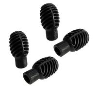 4 PCS Drumstick Dampeners for Silent Practice, Silicone Drumstick Tips to Replace Practice Pads, Protect Drumsticks and Reduce Noise When Hitting Drum Surface, Drum Stick Mufflers for Quiet Practice