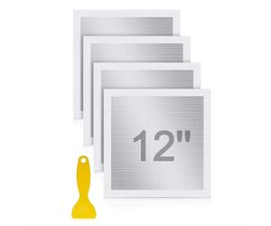 4 Pcs Drywall Repair Kit 12 X12 Drywall Repair Patch with Scraper