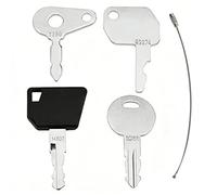 4 Pcs Dumper Keys Set Master Plant Keys for Heavy Construction Excavators