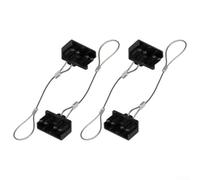 4 Pcs Dust Cap FOR Cover Style Connectors 175AMP for CARAVAN Parts, Dust Cap For Style Connectors In Various Applications(Black)