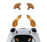 4 Pcs Edge Controller Back Paddles for PS5 DualSense Edge Controller, Paddles Replacement Compatible with PS5 Edge Controller, Metal Paddles for PS5 DualSense Controller (Gold)