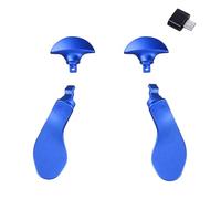 4 Pcs Edge Controller Paddles for PS5 Edge Controller Paddles for PS5 Edge, Metal Back Button for PS5 Edge Controller (Blue) Type-C Convertor